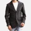 Alyson Leather Blazer