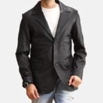 Alyson Leather Blazer