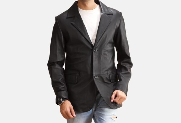 Alyson Leather Blazer